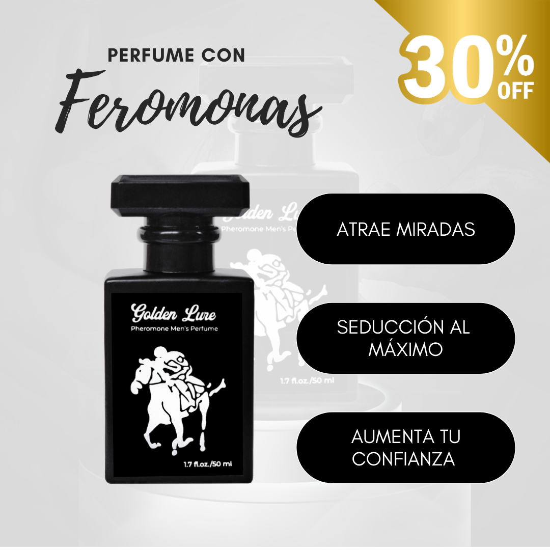 PERFUME CON FEROMONAS "GOLDEN LURE"